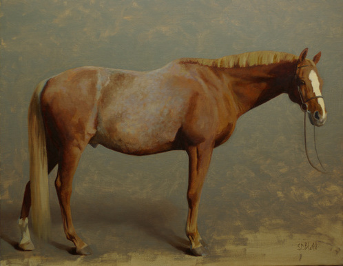 Oil painting of horse Flash